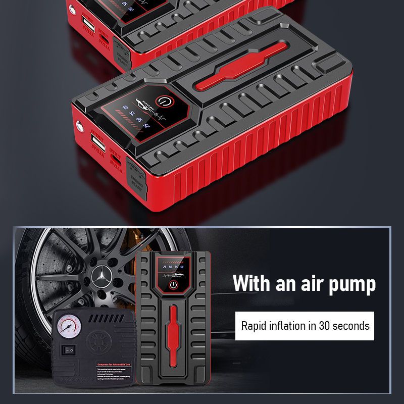 99800mAh Air Jump Emergency Start Pump Tire Jumper PowerBank Bank Starter Car Power Supply_autovado.com