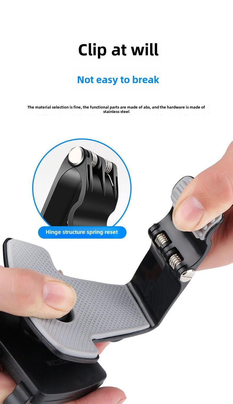 Cross-border car mobile phone bracket car multi-function rotating car dashboard rearview mirror navigation bracket wholesale_autovado.com