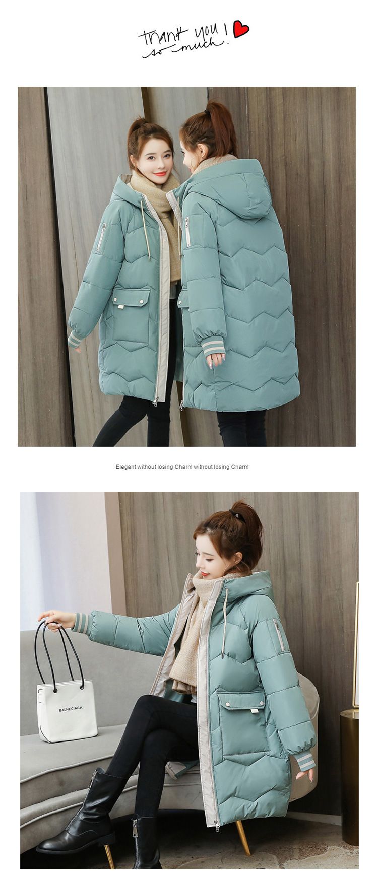 Women's Clothing Coat 2023 new cotton coat for women style loose winter coat for women cotton coat new style for women_autovado.com