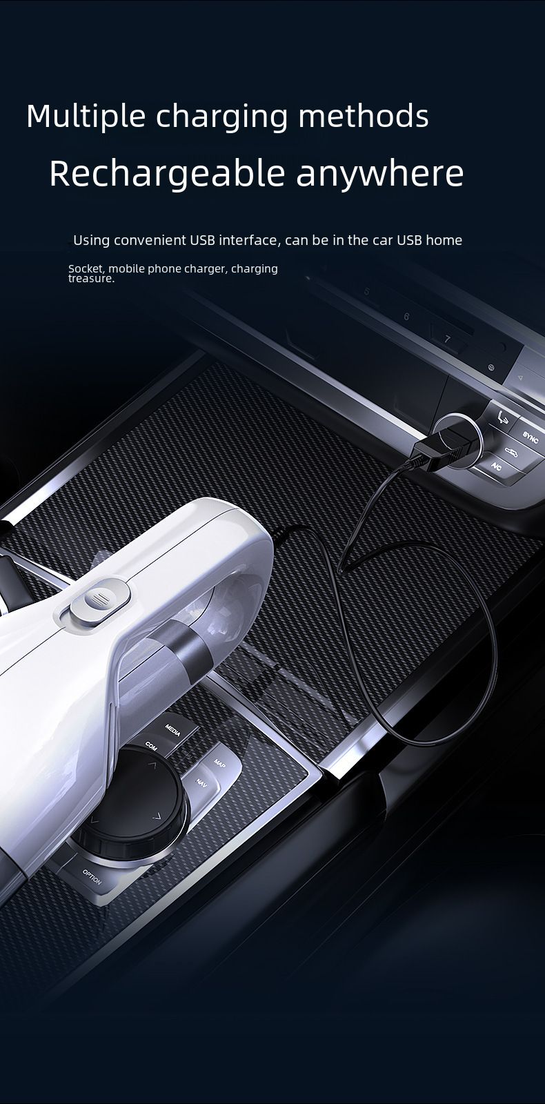 New cross-border wireless handheld vacuum cleaner household small car dual-use vacuum cleaner car vacuum cleaner_autovado.com