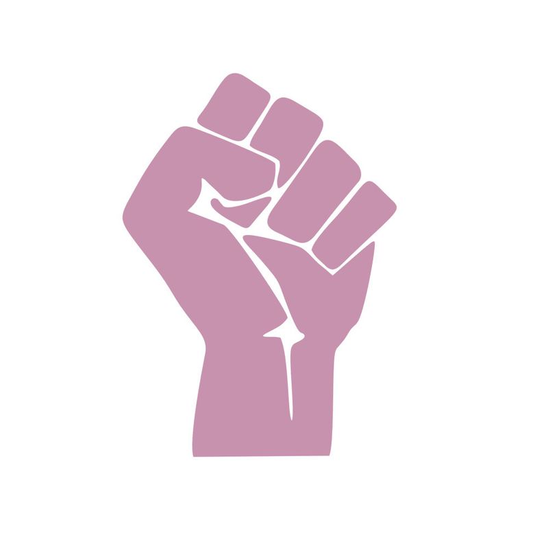 Clenched fist inspirational vinyl car decoration sticker home glass window wall notebook pvc sticker_autovado.com