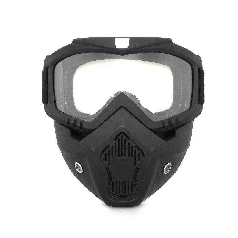 2025s Windproof Dustproof Cycling HD Transparent Goggles Welding Protective Mask Full Face Windshield_autovado.com