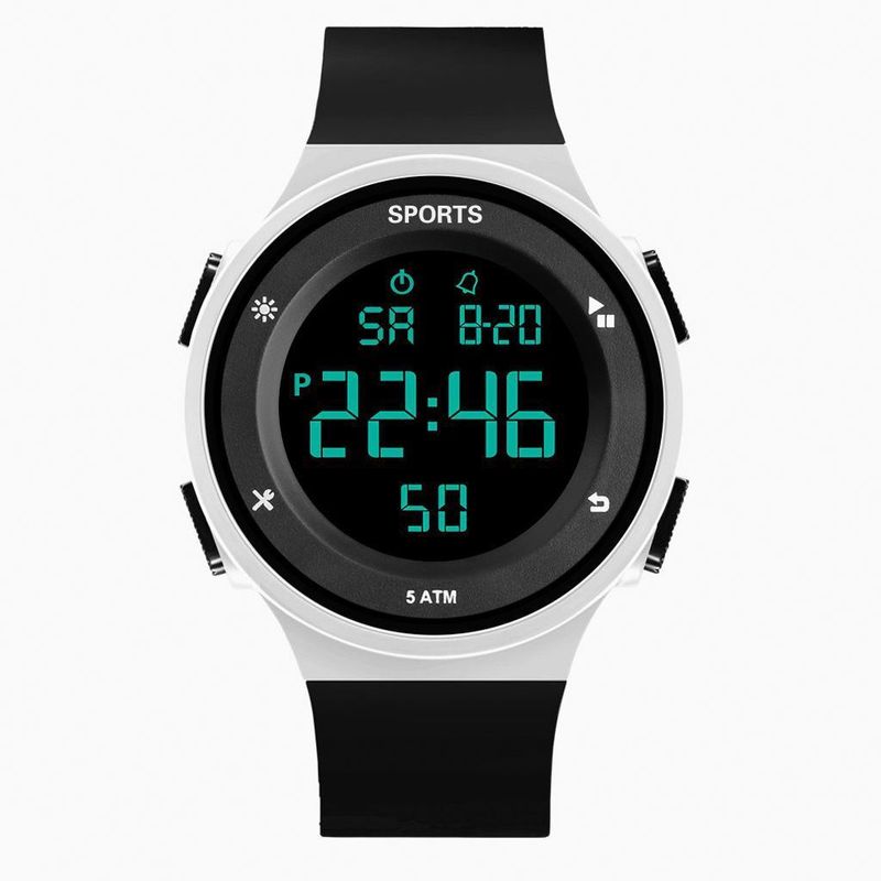 Waterproof Luminous Electronic Watch Men's Trendy Female Student Teenager Multifunctional Sports Watch Shake Face _autovado.com