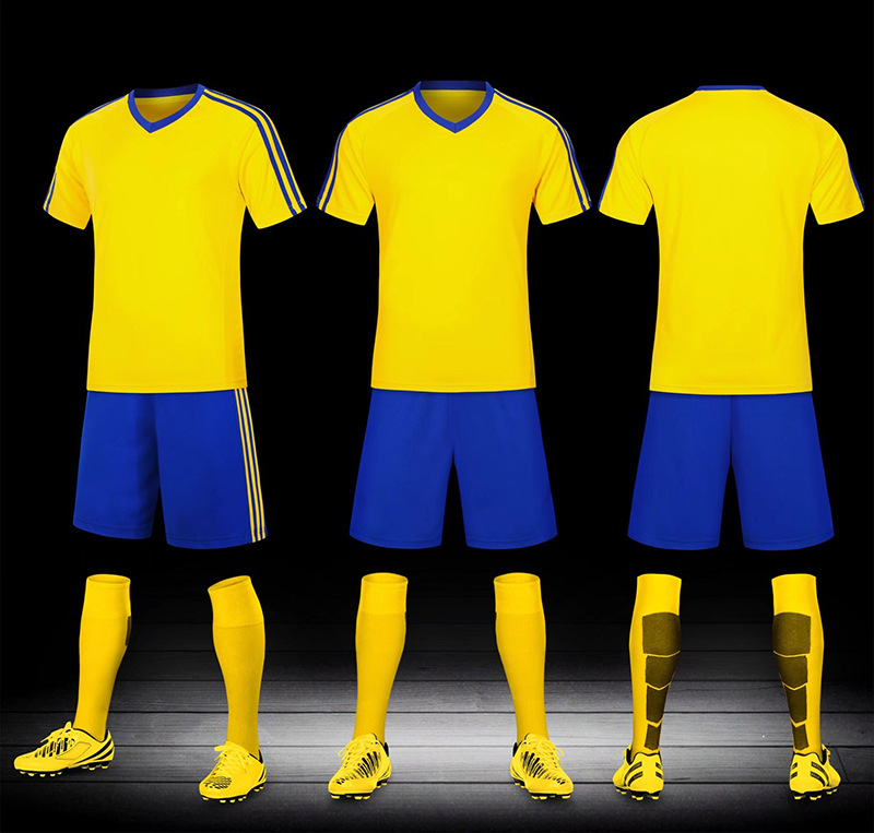 Men's Clothing suits men's professional competition training team uniforms printed breathable football clothes sportswear short sleeves_autovado.com