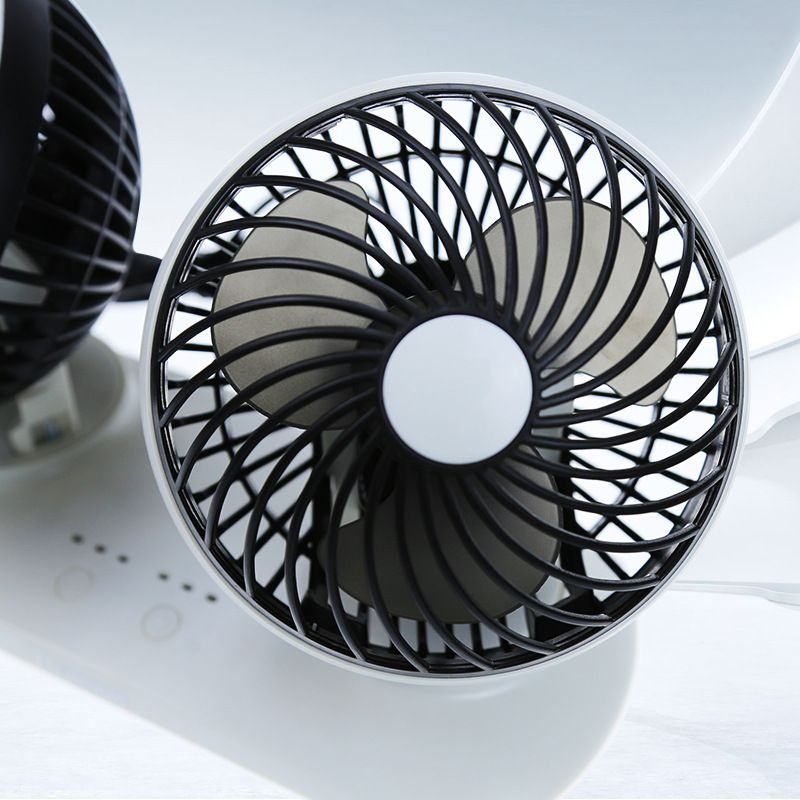 Taigu Special Offer 5.5-inch LED Brushless Electric Fan Silent Spherical Double Head Car Turbofan_autovado.com