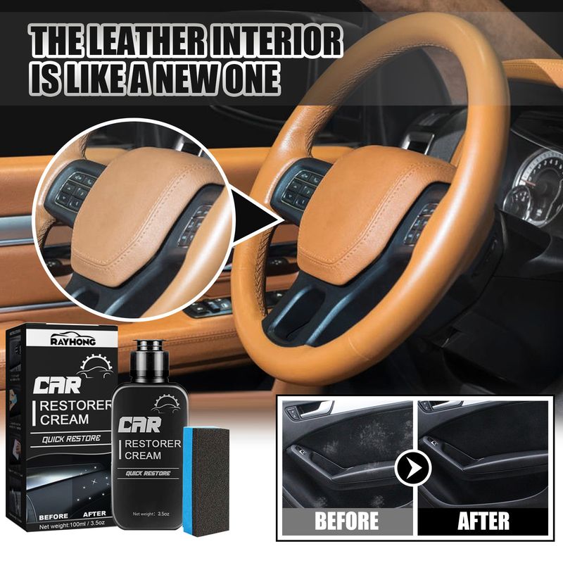 car interior refurbishment agent coating plastic dashboard wax dustproof polish leather maintenance_autovado.com