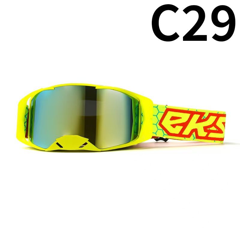 Motorcycle Goggles For Off-Road Riding – Windproof & Anti-Dust Sports Sunglasses With Interchangeable Lenses_autovado.com