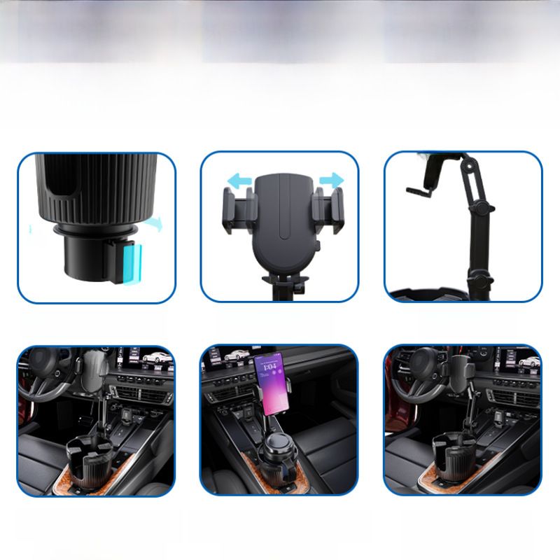 Factory Direct Sales car water cup holder mobile phone holder large vacuum cup car drink holder new car cup holder_autovado.com