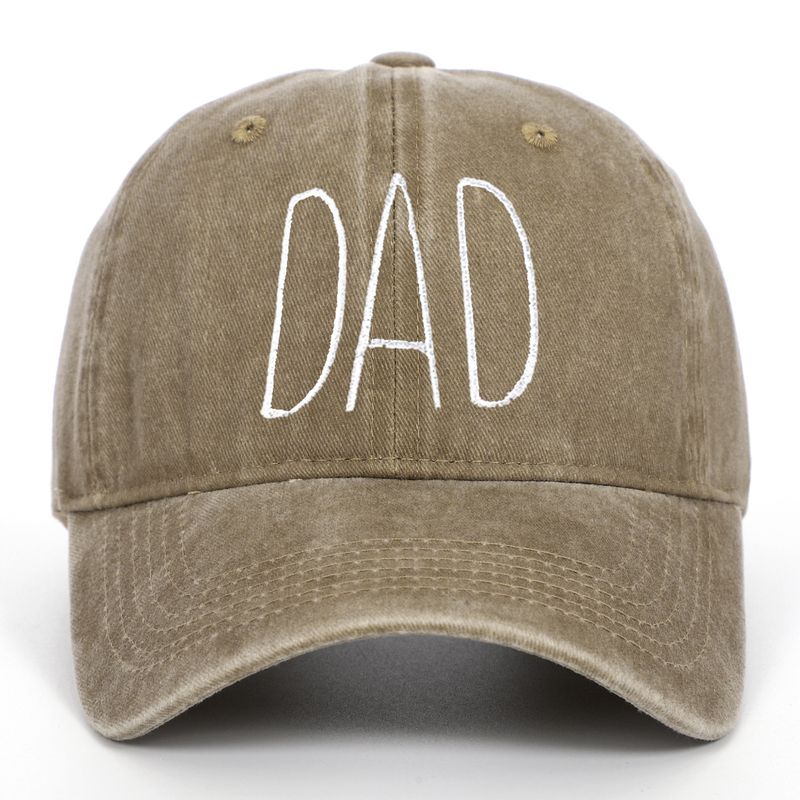 Unisex Washed cotton DAD MOM embroidered baseball cap vintage do old cap fashion couple Hip hop hat_autovado.com