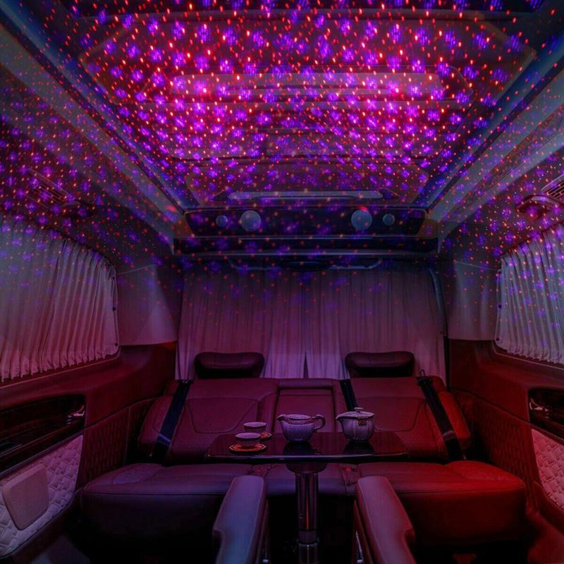 Car Roof Star Light High Brightness Clear Projection Adjustable Mini LED USB Auto Starry Decoration Night Light for Car_autovado.com