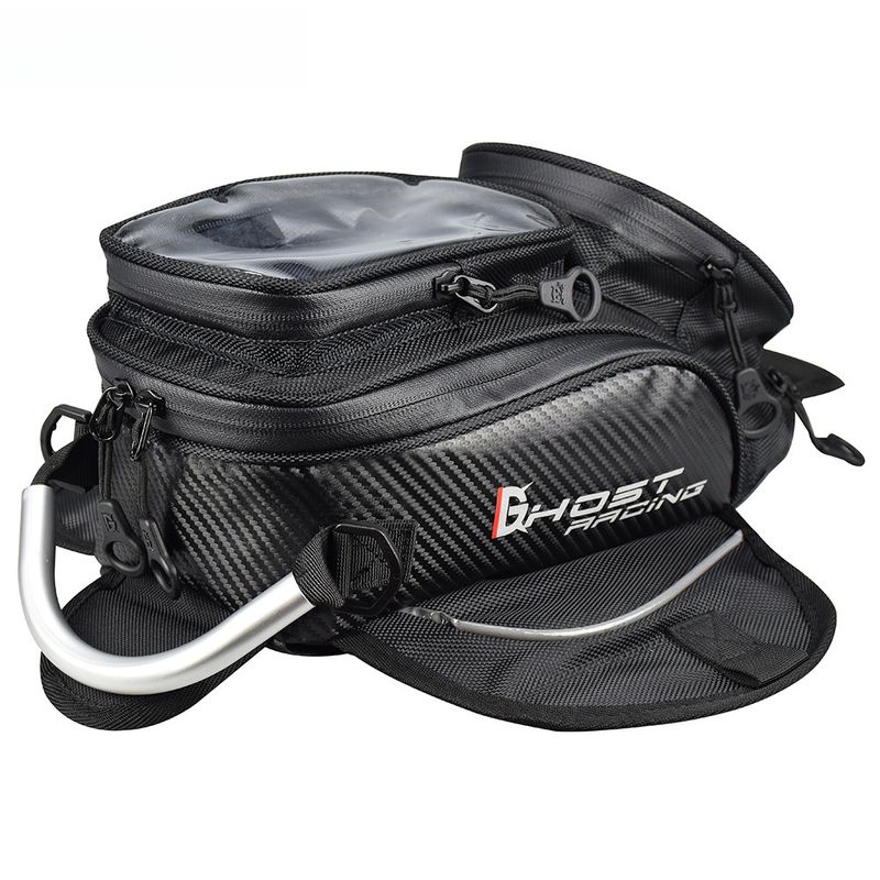 Motorcycle Magnet Bag Touch Navigation Fuel Bag Dustproof Bag Motorcycle Fuel Bag Knight Satchel Waist Bag Equipment_autovado.com