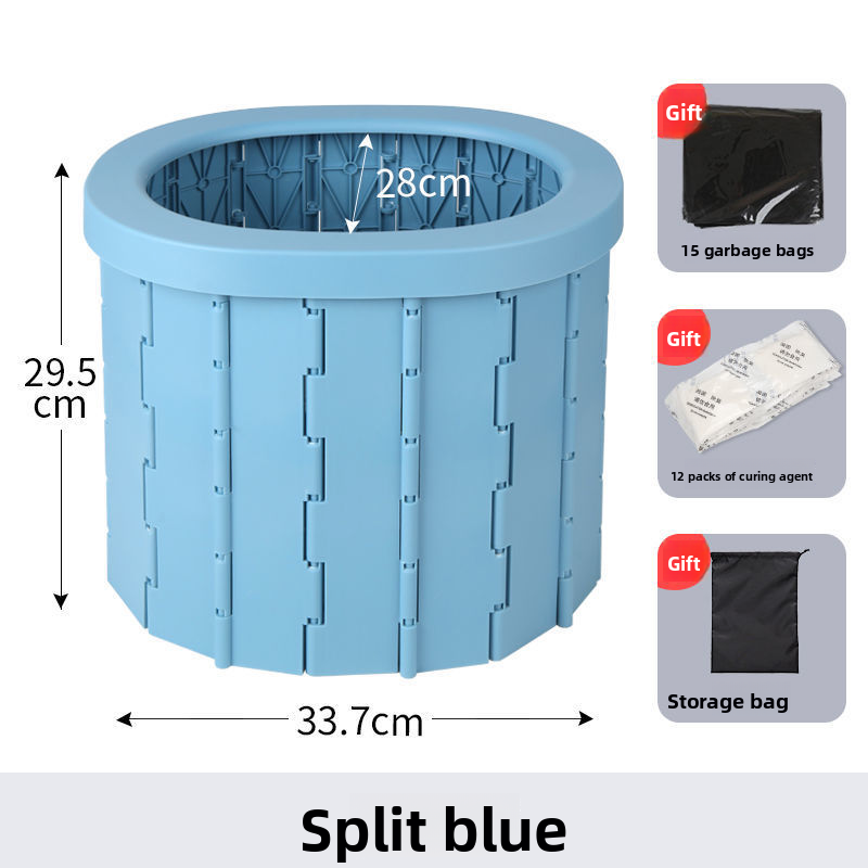 Folding Travel, Portable Adults, Emergency Car Use, Self Driving, Curing Agent For Odor Prevention, Outdoor Toilet_autovado.com