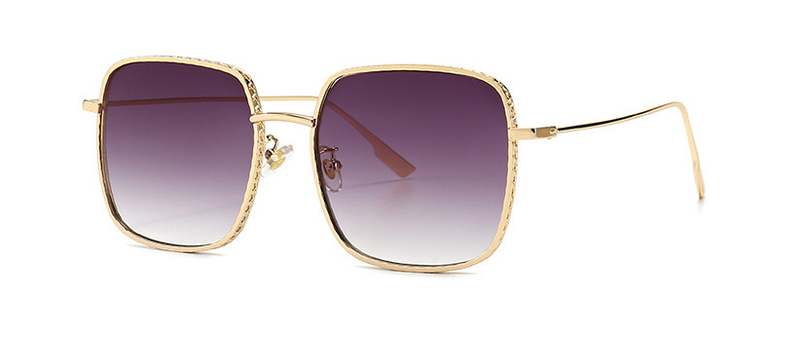 new modern retro square frame sunglasses INS style street style big-name sunglasses 8030_autovado.com