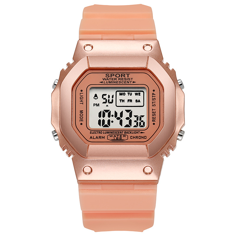 Unisex Unicorn Couple Square Electronic Watch Student Watch Women's Simple Luminous Waterproof Sports Men's Fashion Watch_autovado.com