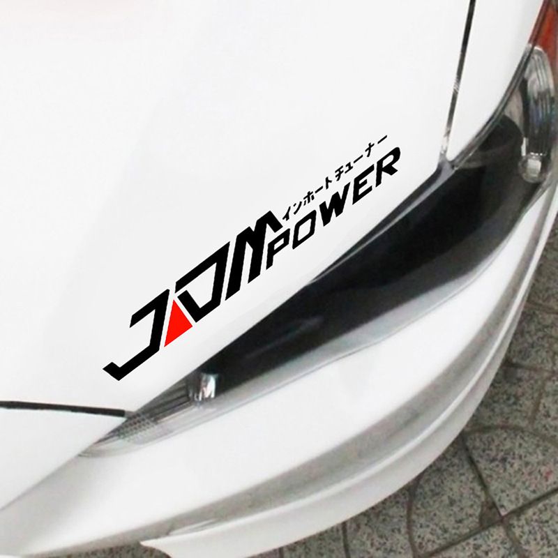Car 28x4cm JDM Reflective Body Japanese Light Eyebrow Car Sticker_autovado.com