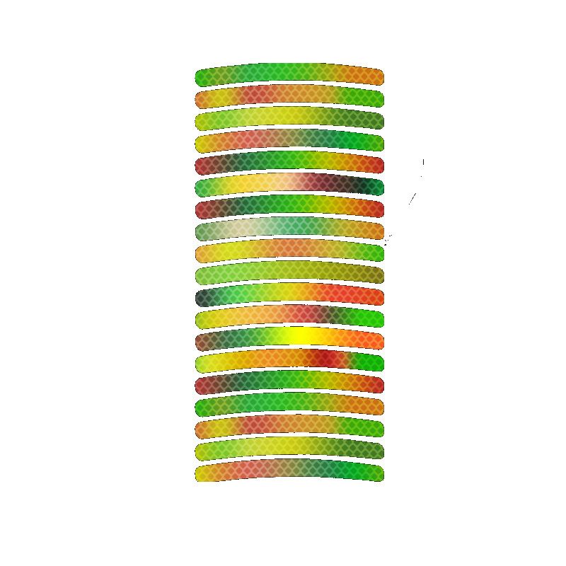 Car Wheels, Car Tire Three-dimensional Personalized Decoration, Fluorescent Stickers, Motorcycle Night Warning_autovado.com