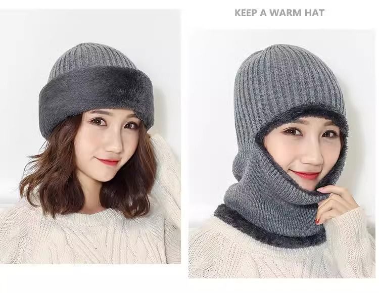 Warm Headgear For Men And Women, Windproof Hat, Cold-Proof Mask, Winter Cycling Neck Warmer, Face Shield, Electric Bike_autovado.com