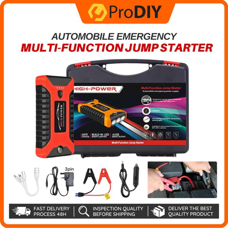 7 Starter Automobile Emergency Mobile Power Bank Car Jump Start Multifunction 99800mAh Without Pump_autovado.com
