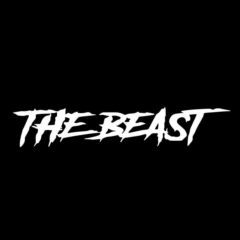 THE BEAST Beast Personalized Creative Trendy English Car Sticker Decoration_autovado.com