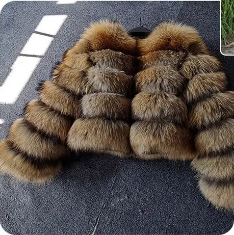 Women's Fur Coat Imitation Fox Fur Splicing Winter Thickened Warm Long-sleeved Short Fur Coat_autovado.com