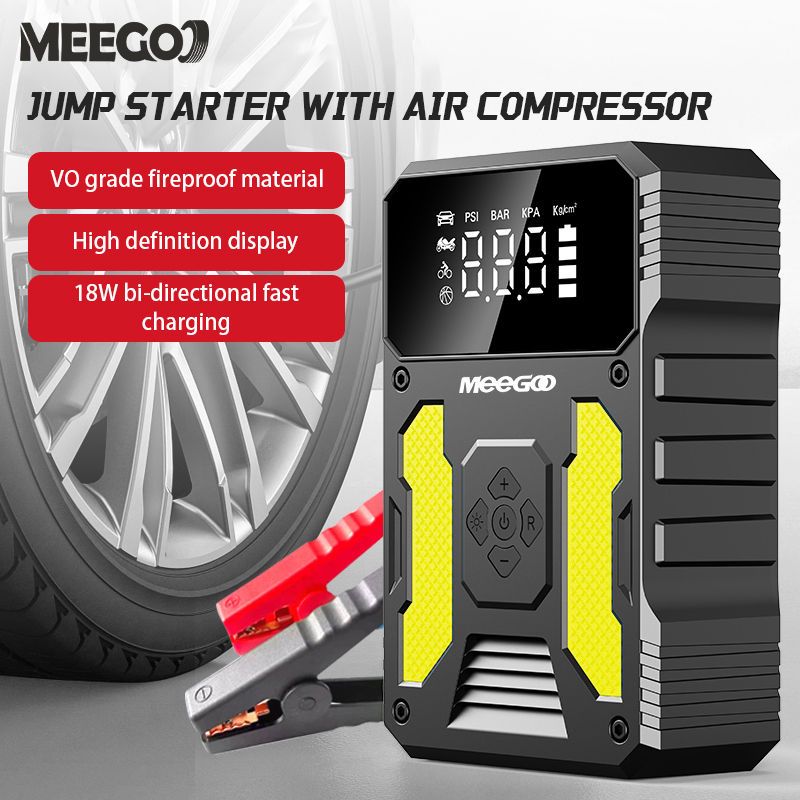 MeeGoo Jump Bank Emergency Starter Power Supply_autovado.com