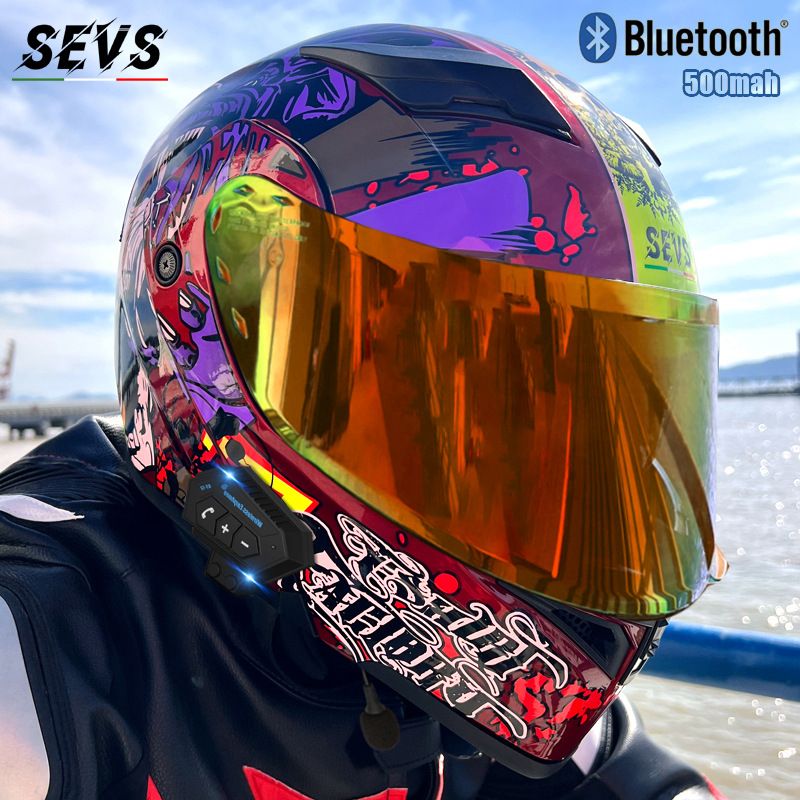 DOT & 3C Certified Modular Motorcycle Helmet With Dual Visor & Bluetooth – Flip-Up Full Face Helmet For Men & Women_autovado.com