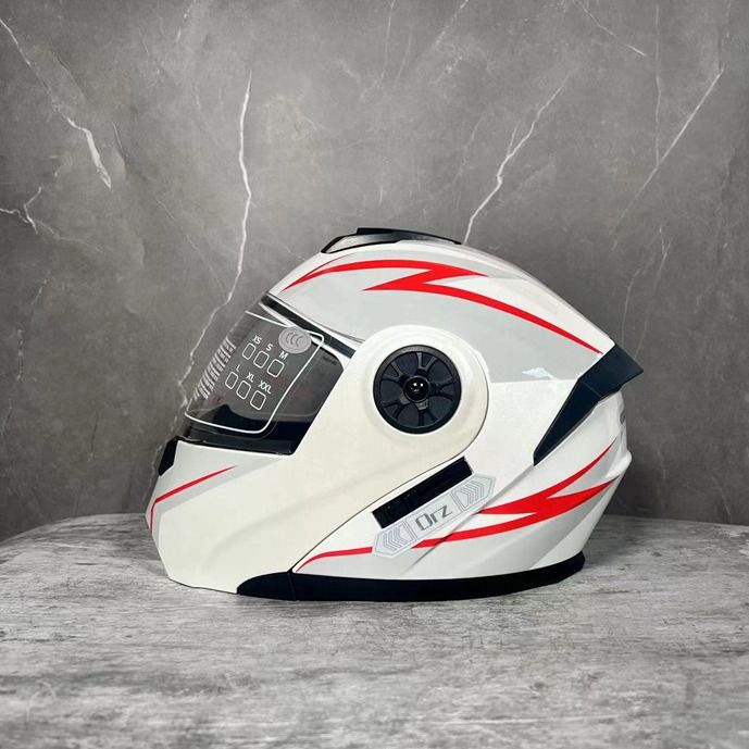 Motorcycle Accessories & Parts electric battery helmet gray men's and women's full helmet four seasons flip face helmet summer hat_autovado.com