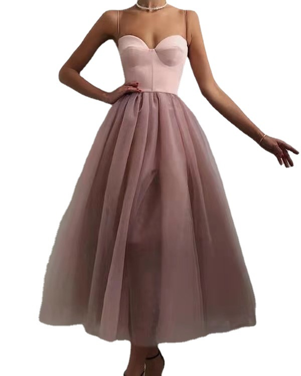 Women's Suspender Style A-line Skirt Dress Agency Franchise_autovado.com