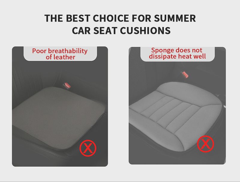 SEAMETAL 3D Car Cushion Breathable Cover Convex Design Heat Dissipation Seat Protector Anti Scratch Non-Slip Chair Mat_autovado.com