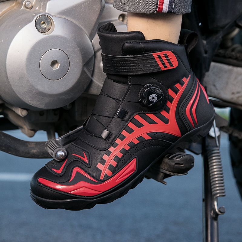 Motorcycle Cycling Boots For All Seasons, Off-road Men's Women's Summer, Wear-resistant, Breathable, Shock-absorbing,_autovado.com