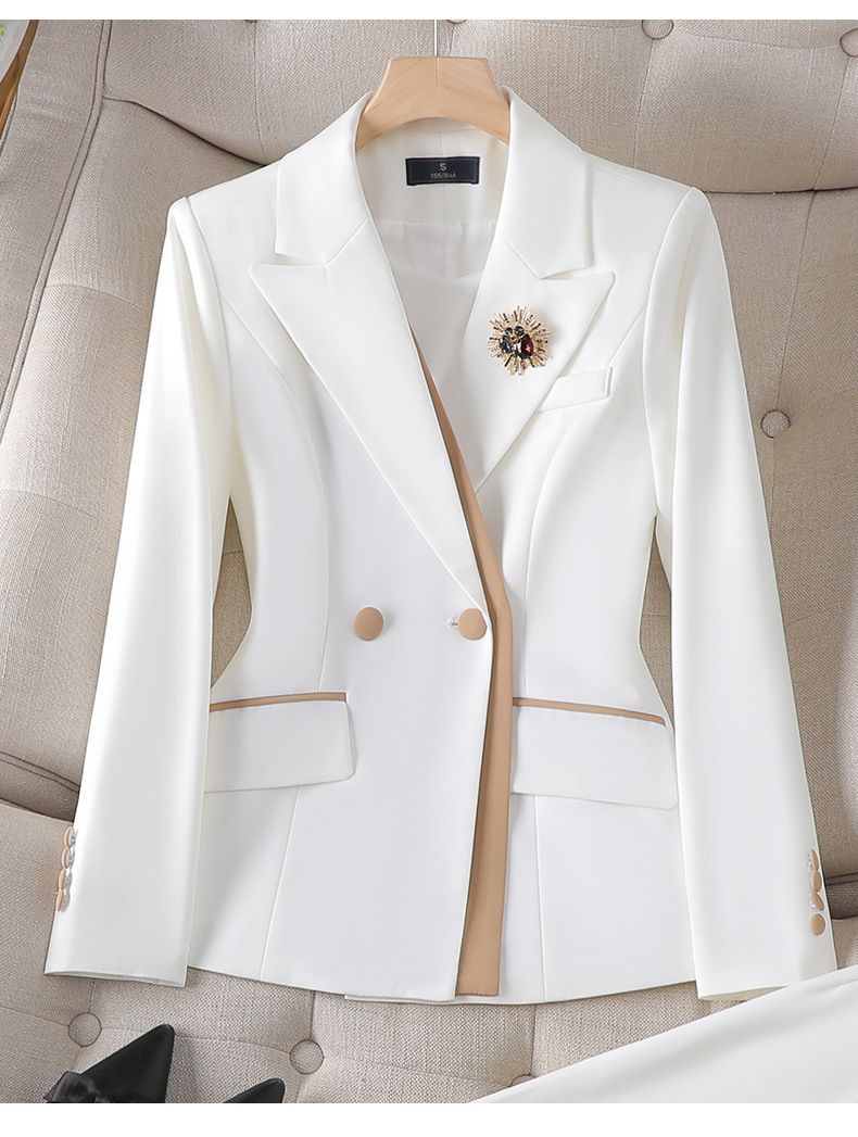 Women's Clothing Pink suit jacket professional temperament_autovado.com