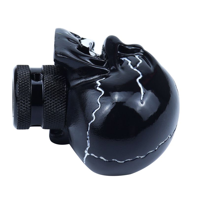 Car Personalized Modification Big Tooth Ghost Skull Universal Shift Handle Gear Knob_autovado.com