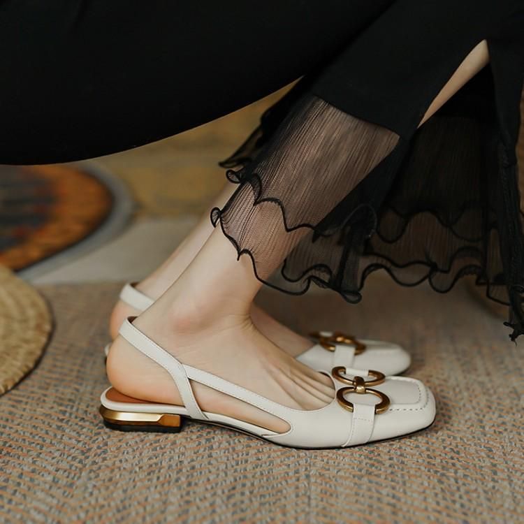 Women's new summer vintage French flats Fairy single shoes_autovado.com