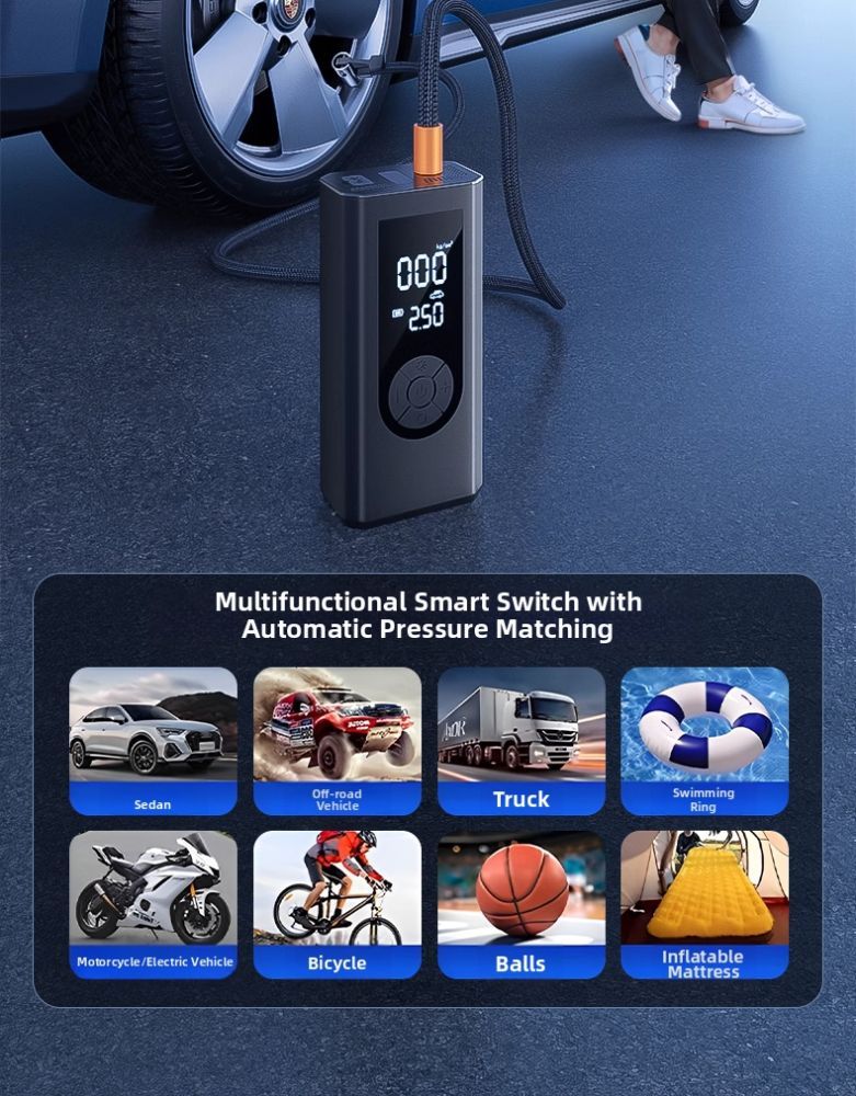 ZHINANCHE.| Inflator & Emergency Power Starter For Car Batteries_autovado.com