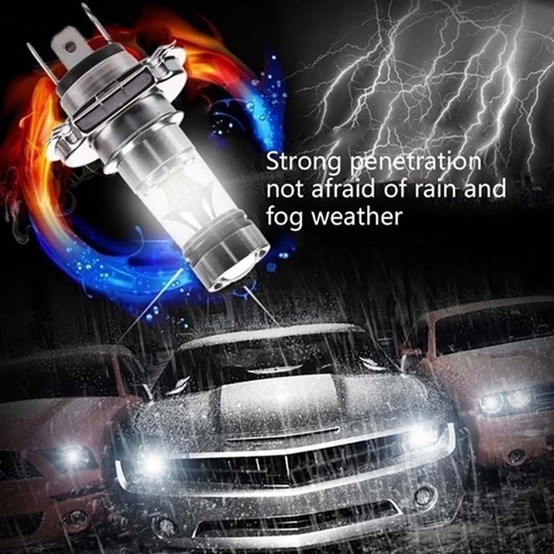 Fuzhongfu Car Light Bright Strong Penetrability Aluminum Alloy 12V Halogen Bulb Driving Headlight Vehicle Supplies_autovado.com
