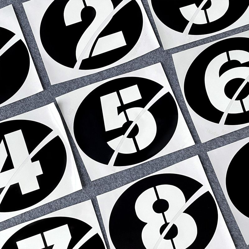 Suitable for Vespa Vespa car body modification GTS300 GTV no. 6 waterproof decals_autovado.com