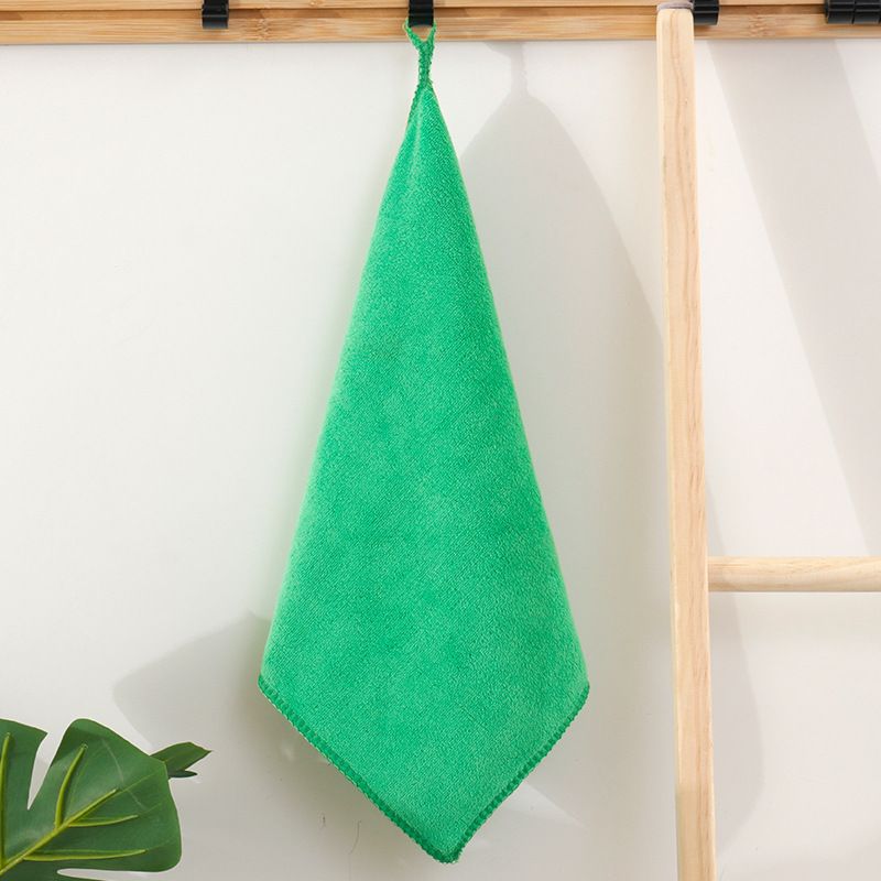 Microfiber Small Square Absorbent Household Hand Dry Hair Towel, Car Accessories_autovado.com