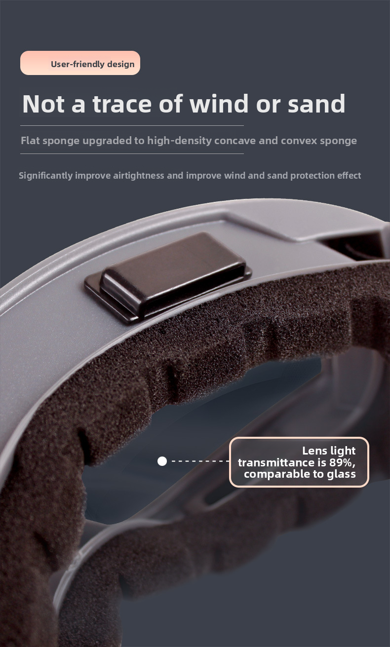 Cycling Glasses Outdoor Sports Sealed Windproof Anti-Splash Impact-Resistant Head-Mounted Wearable Prescription Goggles_autovado.com