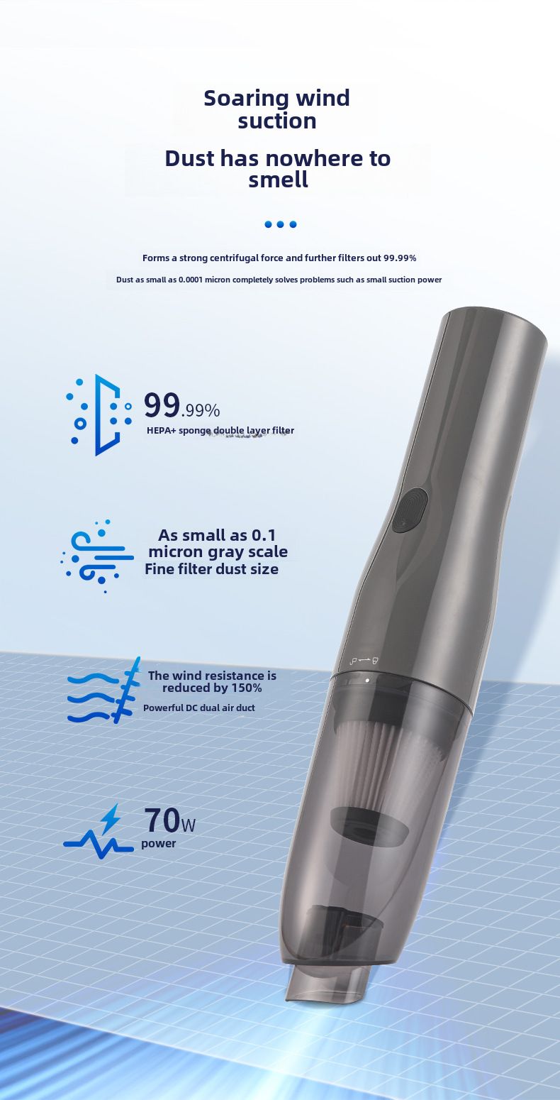 Cross-border private models sell well with large suction force, dual-purpose car vacuum cleaner, suction and blowing integrated wireless charging dust_autovado.com