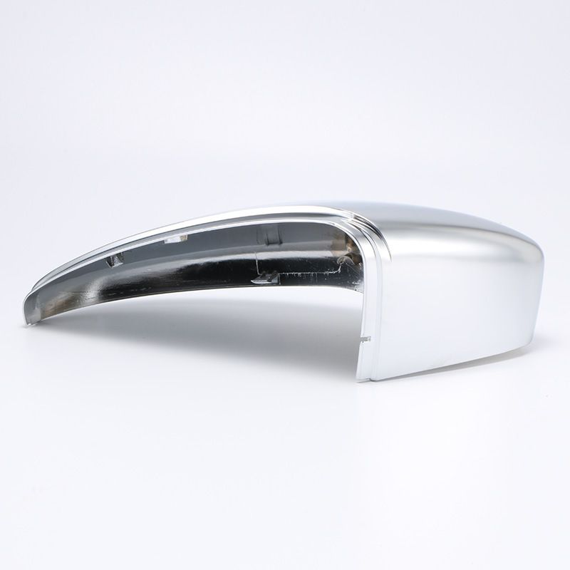 Pair Silver Matte Chrome Side Mirror Caps for VW Scirocco MK3 Passat B7 CC Beetle Jetta MK6 cover replace auto door wing_autovado.com