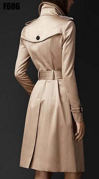 Women's Clothing Fashion Trend Double breasted Slim Long Windbreaker Women_autovado.com
