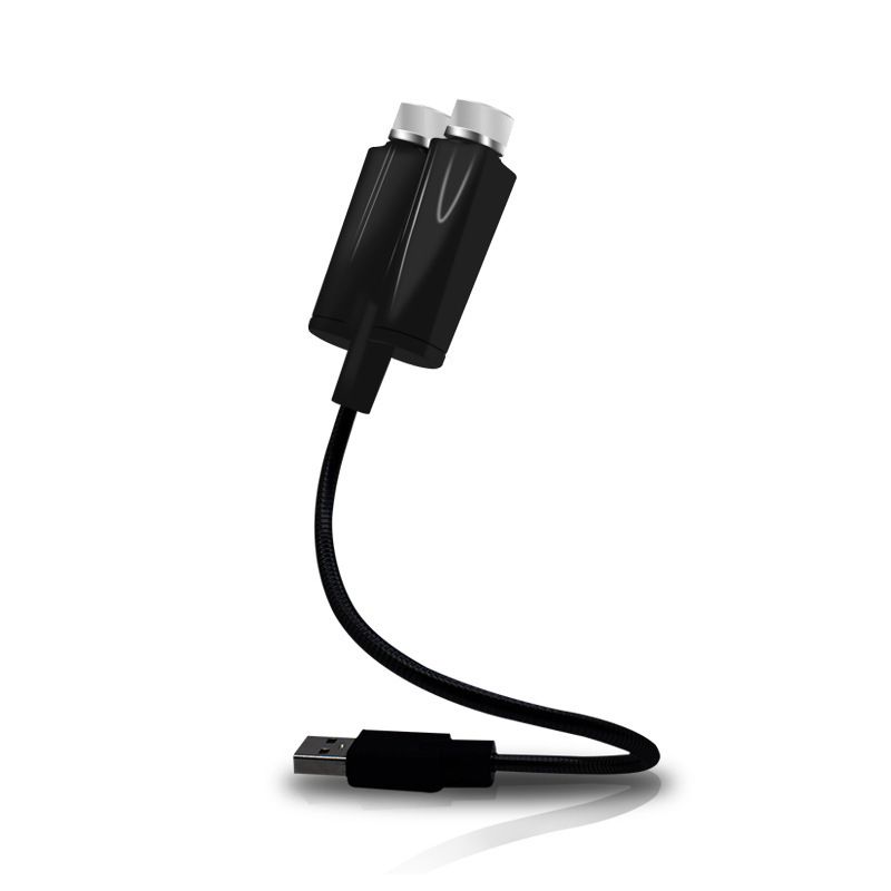 Dual color starry sky USB ambient interior projection light, car roof full of stars, laser rhythm light_autovado.com