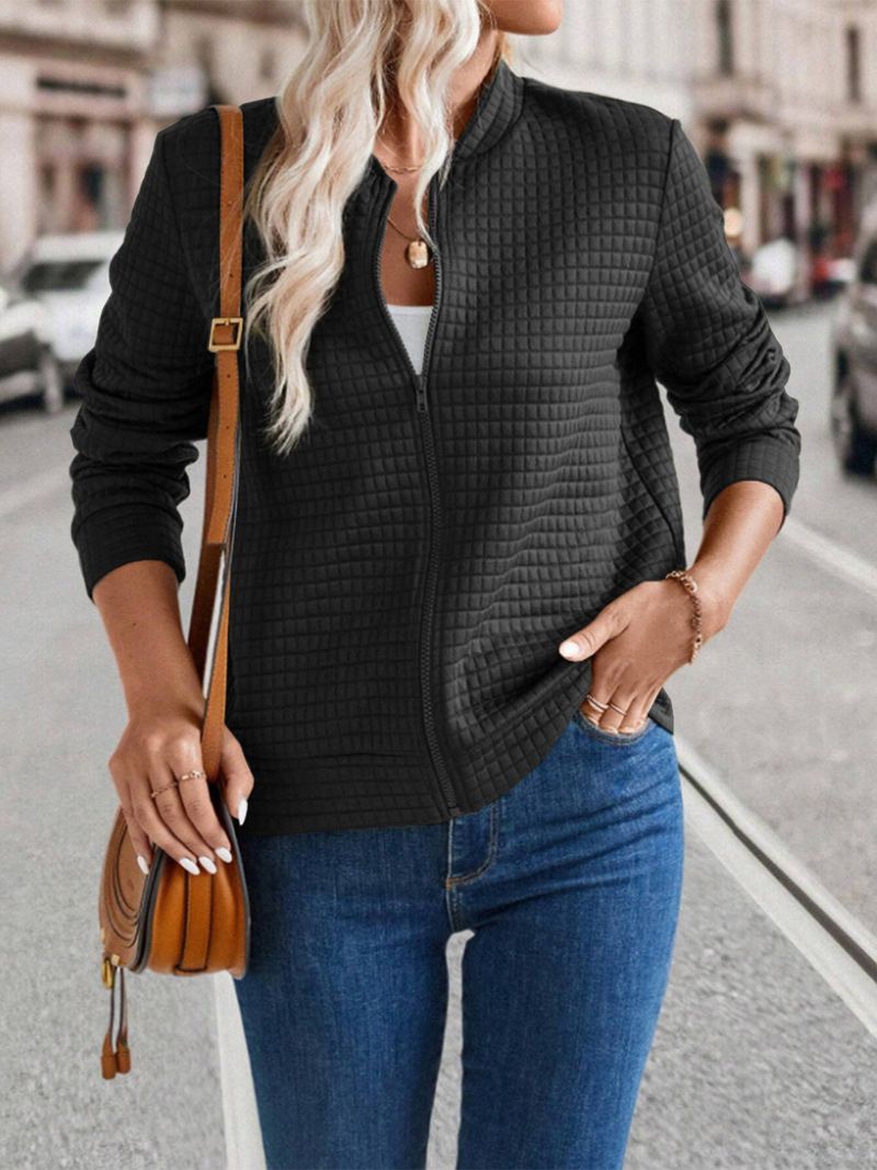 Women's Clothing New Fashion Long sleeved Small Style Tops and Jackets_autovado.com