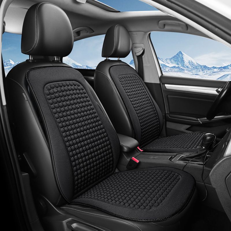 Cool silk tie-free seat cushion summer car front/co-driving single massage cushion wholesale price factory direct supply_autovado.com