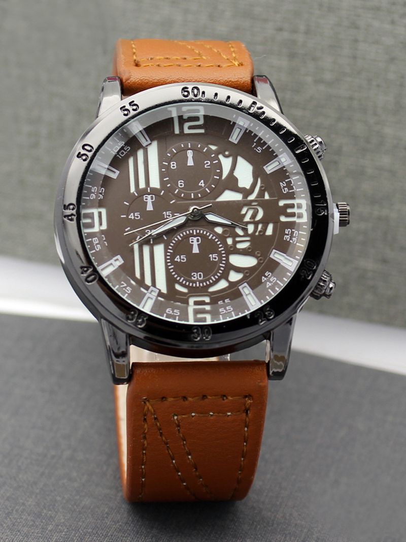 Men's luminous men's watch double-layer belt men's watch_autovado.com