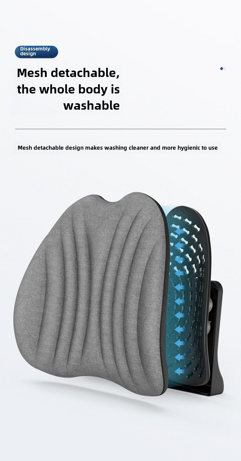 Car waist support waist support office cushion back cushion car cushion ergonomic design waist cushion waist pillow_autovado.com