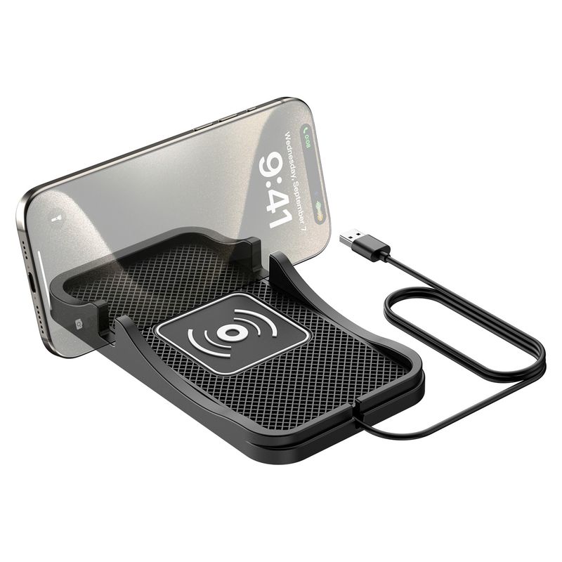 D7 Charger Dual-Use For Home And Car Navigation Model Anti-Slip Mat Modified With Wireless Charging_autovado.com