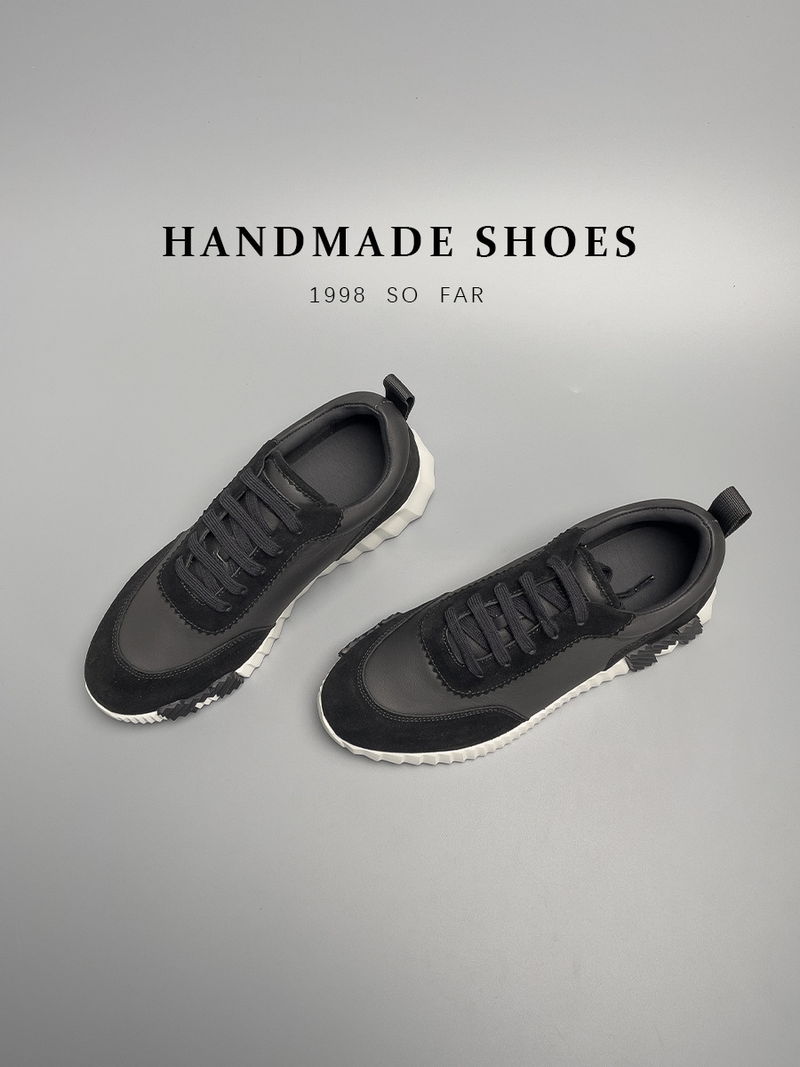 Prominent fashionable simple style men's European station high-end new sports shoes cowhide low-top casual shoes men's trendy shoes_autovado.com