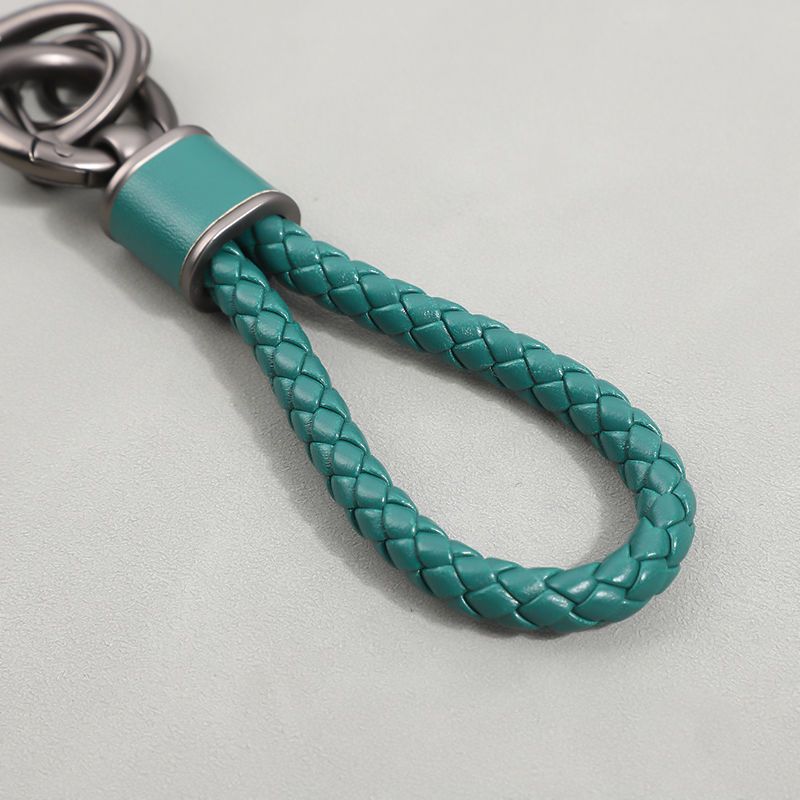 Car Key Chain Pendant Women's Men's High End Personality Creative Braided Leather Car Key Chain Cute Ins Internet Celebrity_autovado.com