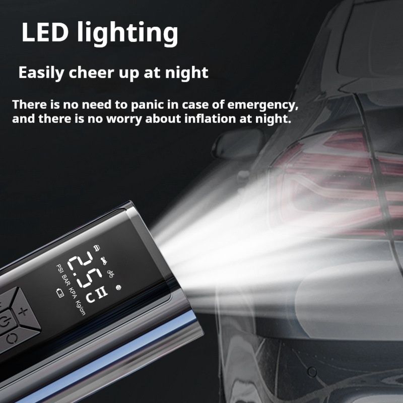 Outdoor sports, travel, car, motorcycle, inflation pump, portable, intelligent, wireless, digital display, inflator, multifunctional tire, emergency_autovado.com